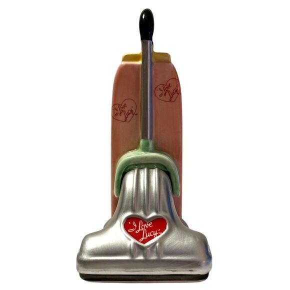 I Love Lucy Vacuum Cleaner Salt & Pepper Shaker Set (2007, Vandor) Rare & HTF - Picture 1 of 6